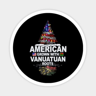 Christmas Tree  American Grown With Vanuatuan Roots - Gift for Vanuatuan From Vanuatu Magnet